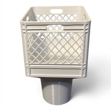 Load image into Gallery viewer, Golf Cart Cup Holder Adapter Ball Basket | Miniature Milk Crate Organizer