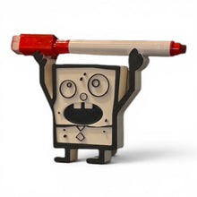 Load image into Gallery viewer, Doodle Bob Fridge Magnet | Whiteboard Marker Holder