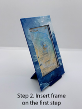 Load image into Gallery viewer, Pokemon Card Display Frame Stand With Toploader, Elemental Designs for Collecting and Displaying Cards (Cards not Included)