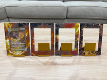 Load image into Gallery viewer, Pokemon Card Display Frame Stand With Toploader, Elemental Designs for Collecting and Displaying Cards (Cards not Included)