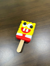 Load image into Gallery viewer, Cursed SpongeBob Popsicle Funny Fridge Magnet or Wall Decor
