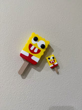 Load image into Gallery viewer, Cursed SpongeBob Popsicle Funny Fridge Magnet or Wall Decor