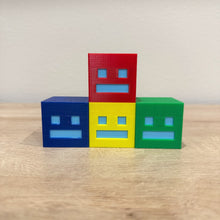 Load image into Gallery viewer, Geometry Dash Cube Figure | Iconic Game Character Desk Decor | Gamer Gift Collectible
