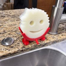 Load image into Gallery viewer, Funny Peeing Scrub Daddy Holder | 3D Printed Sink Organizer | Novelty Kitchen Sponge Holder Gift