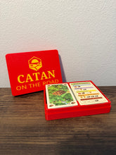 Load image into Gallery viewer, Catan On The Road Storage Box Organizer | Travel Game Card Holder Case | Compact Deck Box