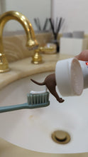 Load image into Gallery viewer, Dog pooping toothpaste topper
