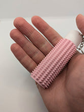 Load image into Gallery viewer, Anxiety Relief Bumpy Fidget Keychain Chapstick Holder