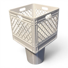 Load image into Gallery viewer, Golf Cart Cup Holder Adapter Ball Basket | Miniature Milk Crate Organizer