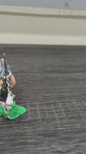 Load and play video in Gallery viewer, Gnome Keychain Miniature Crawly Figurine | Gnomes vs. Knights