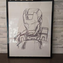 Load image into Gallery viewer, Super Hero Mask Complex || single one line pen drawing
