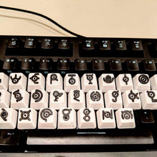 Load image into Gallery viewer, Unown Pokemon Keycaps || For Mechanical Cherry MX switches ||