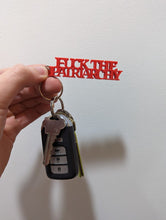 Load image into Gallery viewer, Fuck The Patriarchy Keychain || Taylor Swift || All Too Well
