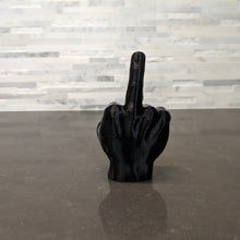 Load image into Gallery viewer, Middle Finger Hand Sign Mini Statue - Casual Chicken
