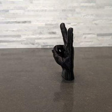 Load image into Gallery viewer, Peace Sign Mini Hand Statue
