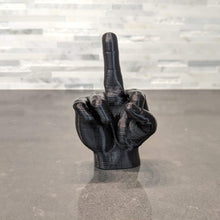 Load image into Gallery viewer, Middle Finger Hand Sign Mini Statue - Casual Chicken
