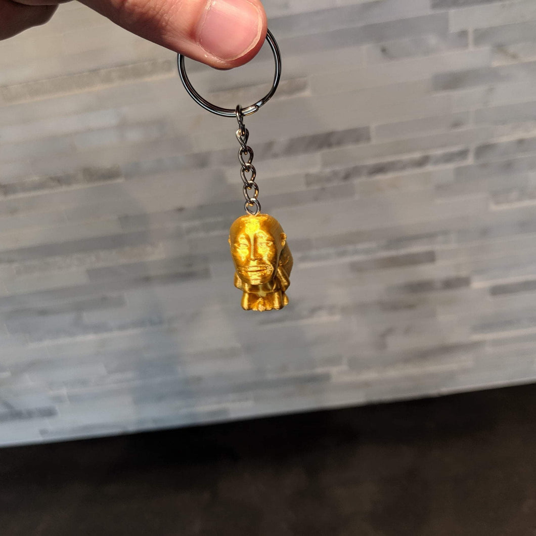 Indiana Jones Golden Fertility Idol Keychain / Ornament - Casual Chicken