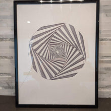 Load image into Gallery viewer, Abstract Spiral Art Optical Illusion || single one line pen drawing - Casual Chicken
