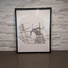 Load image into Gallery viewer, King Kong Empire State Building || single one line pen drawing - Casual Chicken
