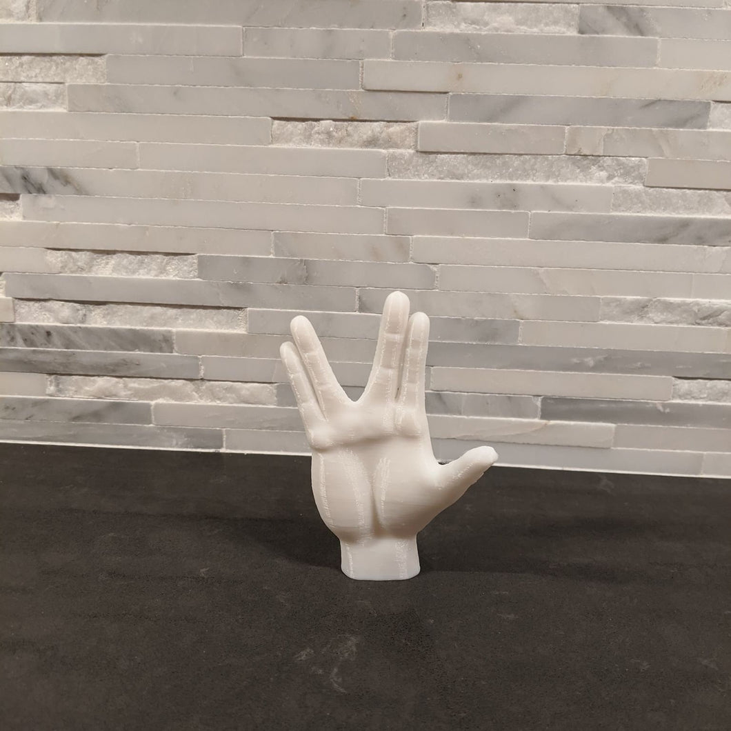 Vulcan Salute Hand Sign Mini Statue || Star Trek
