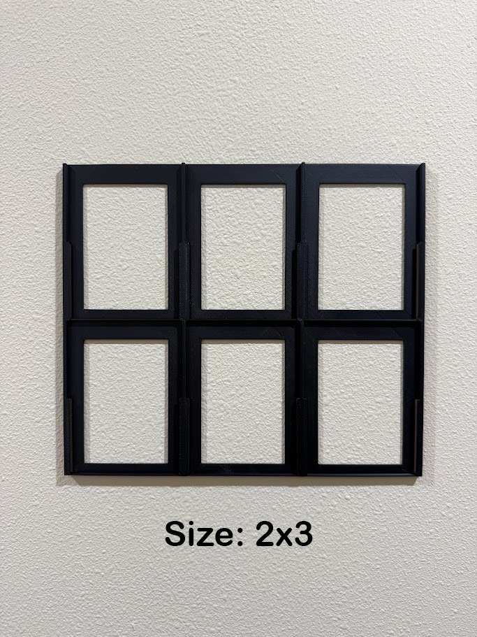 Toploader Wall Display Frame for TCG Cards Modular and Customizable Po –  Casual Chicken