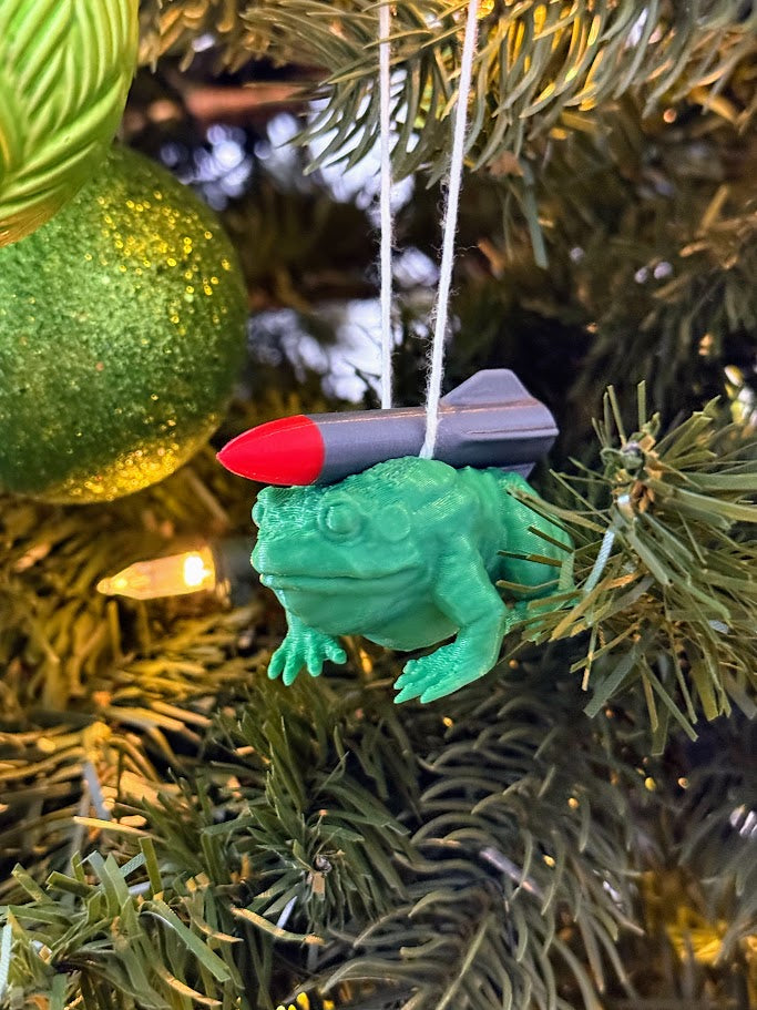 Missile Toad Christmas Ornament High Quality Multicolor