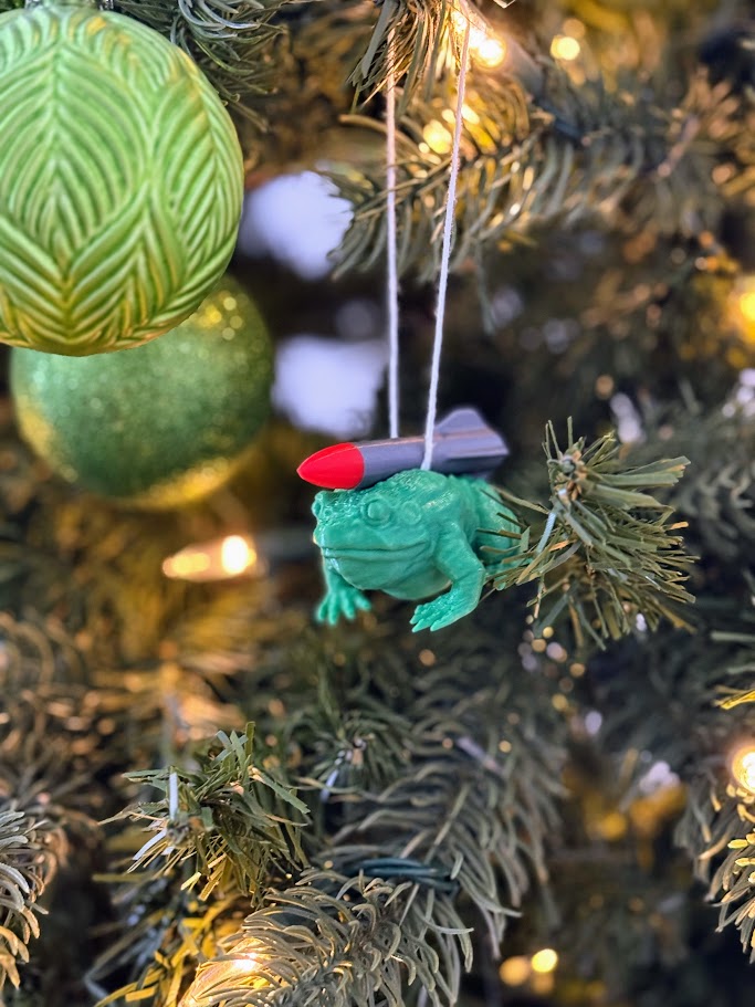 Missile Toad Christmas Ornament High Quality Multicolor – Casual