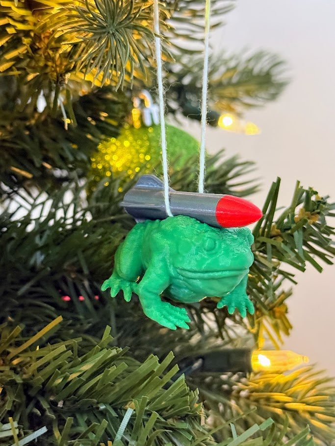 Missile Toad Christmas Ornament High Quality Multicolor – Casual