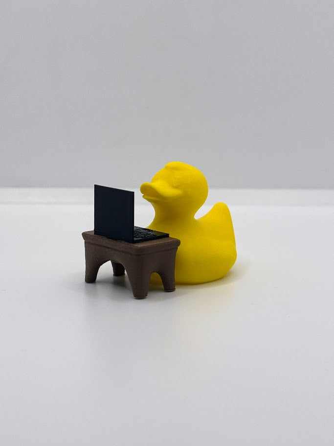 Debugging Duck Mini Figurine | The Perfect Gift for Computer Science Coders, IT, Tech, Gamers, or Engineering Friends