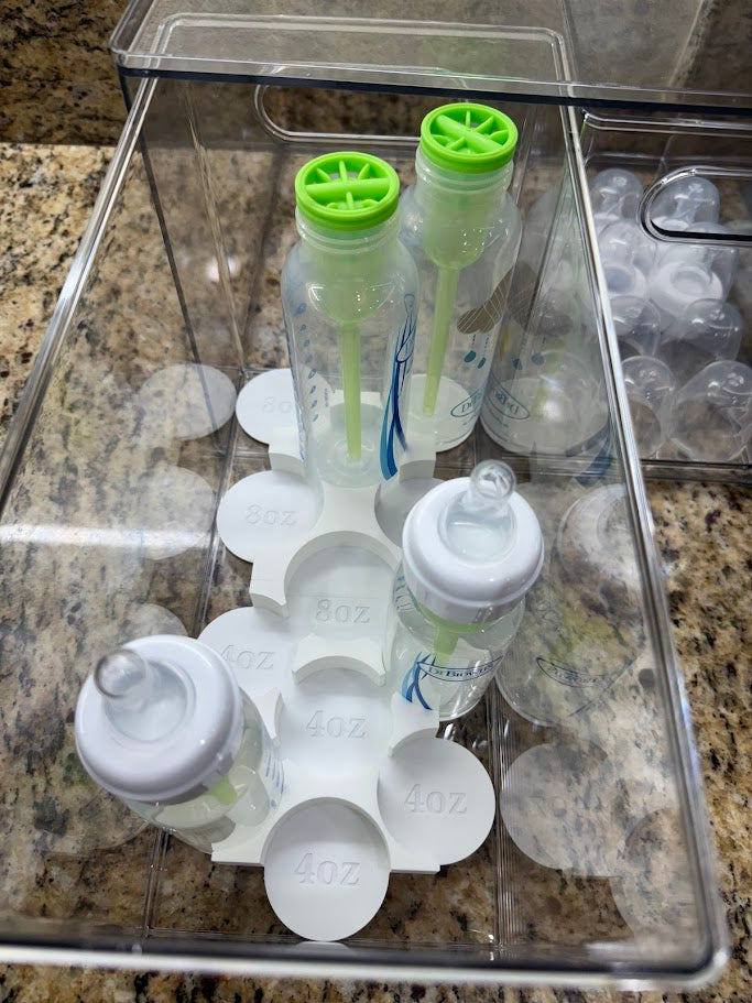 Baby Bottle Organizer Tray for Brown's Bottles and Target Bin Stor