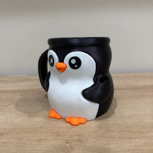 Load image into Gallery viewer, Ice Cream Pint Holder, Cute Animal, Highland Cow and Penguin
