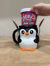 Load image into Gallery viewer, Ice Cream Pint Holder, Cute Animal, Highland Cow and Penguin
