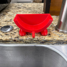 Load image into Gallery viewer, Funny Peeing Scrub Daddy Holder | 3D Printed Sink Organizer | Novelty Kitchen Sponge Holder Gift
