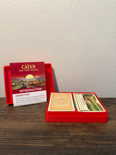 Load image into Gallery viewer, Catan On The Road Storage Box Organizer | Travel Game Card Holder Case | Compact Deck Box
