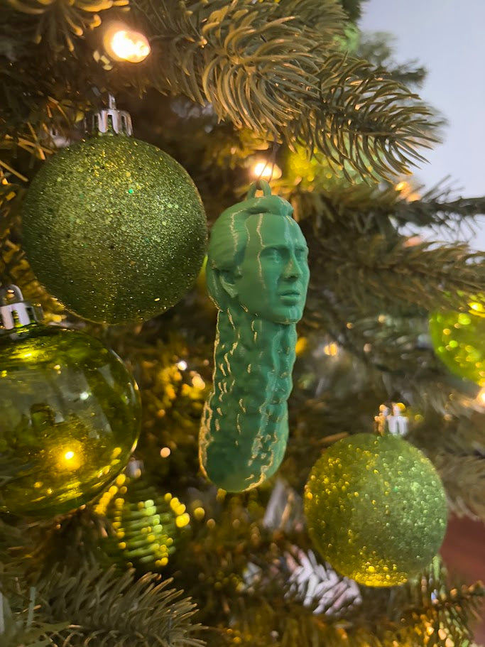 Picolas Cage Ornament Decoration, Nicolas Cage Christmas Tree Decoration, High Quality 3D