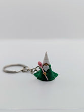 Load image into Gallery viewer, Gnome Keychain Miniature Crawly Figurine | Gnomes vs. Knights
