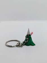 Load image into Gallery viewer, Gnome Keychain Miniature Crawly Figurine | Gnomes vs. Knights
