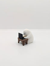 Load image into Gallery viewer, Coder Bear Mini Figurine | The Perfect Gift for Computer Science, IT, Tech, or Engineering Friends
