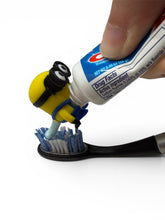 Load image into Gallery viewer, Minions Pooping Toothpaste Topper | Comes with Toothpaste | Minions Bathroom Gag Gift for Kids and Adults
