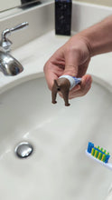 Load and play video in Gallery viewer, Dog Pooping Toothpaste Topper | Comes with Toothpaste
