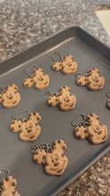 Load and play video in Gallery viewer, Mickey Mouse Cookie Keychain | Disney Inspired Cookie Bag Charm
