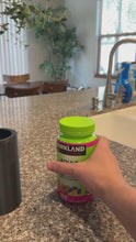 Load and play video in Gallery viewer, Vitamin Cover Sleeve for Kirkland Gummies | Aesthetic Costco Multivitamin Container Holder | Minimal Countertop Organizer
