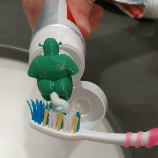 Shrek Pooping Toothpaste Topper