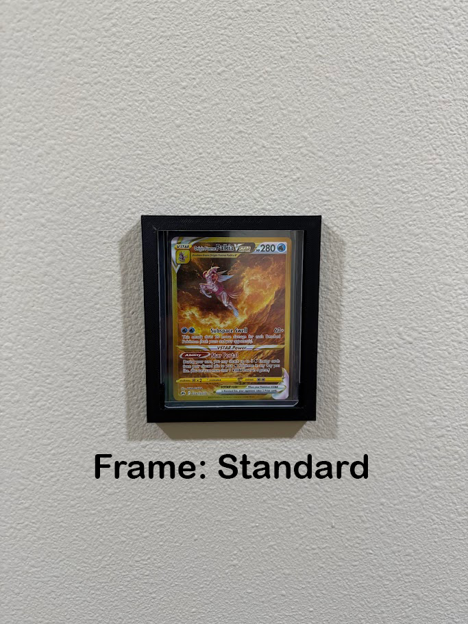 pokemon card display holder Toploader Display Frames Wall Mountable for TCG Pokemon, Magic, One Pi –  Casual Chicken