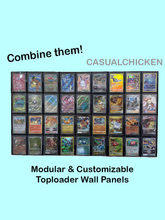 Load image into Gallery viewer, Toploader Wall Display Frame for TCG Cards Modular and Customizable Pokemon, Magic, One Piece, Sports (Cards Not Included)
