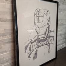 Load image into Gallery viewer, Super Hero Mask Complex || single one line pen drawing
