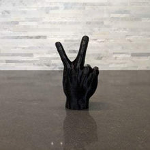Load image into Gallery viewer, Peace Sign Mini Hand Statue
