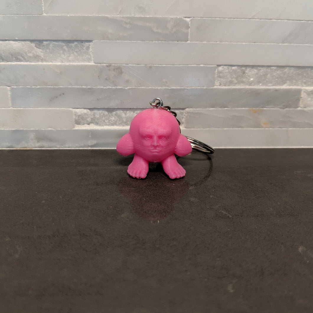 Creepy Kirby Keychain / Figurine - Casual Chicken