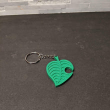 Load image into Gallery viewer, Animal Crossing Leaf Keychain - Casual Chicken
