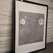 Load image into Gallery viewer, Space Thoughts || single one line pen drawing

