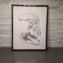 Load image into Gallery viewer, Celestial Puppeteer || single one line pen drawing - Casual Chicken
